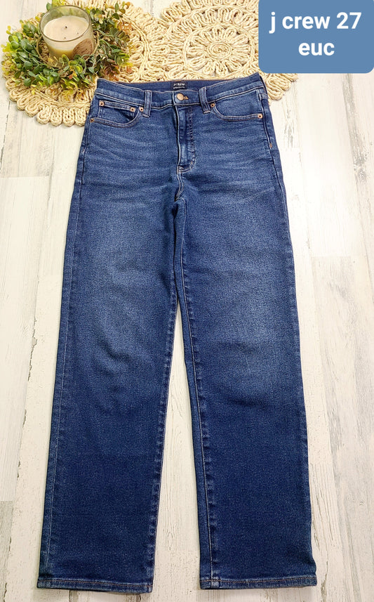 jcrew straight 27