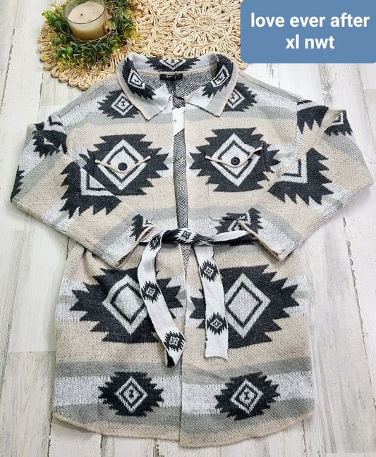 new love ever after tie sweater