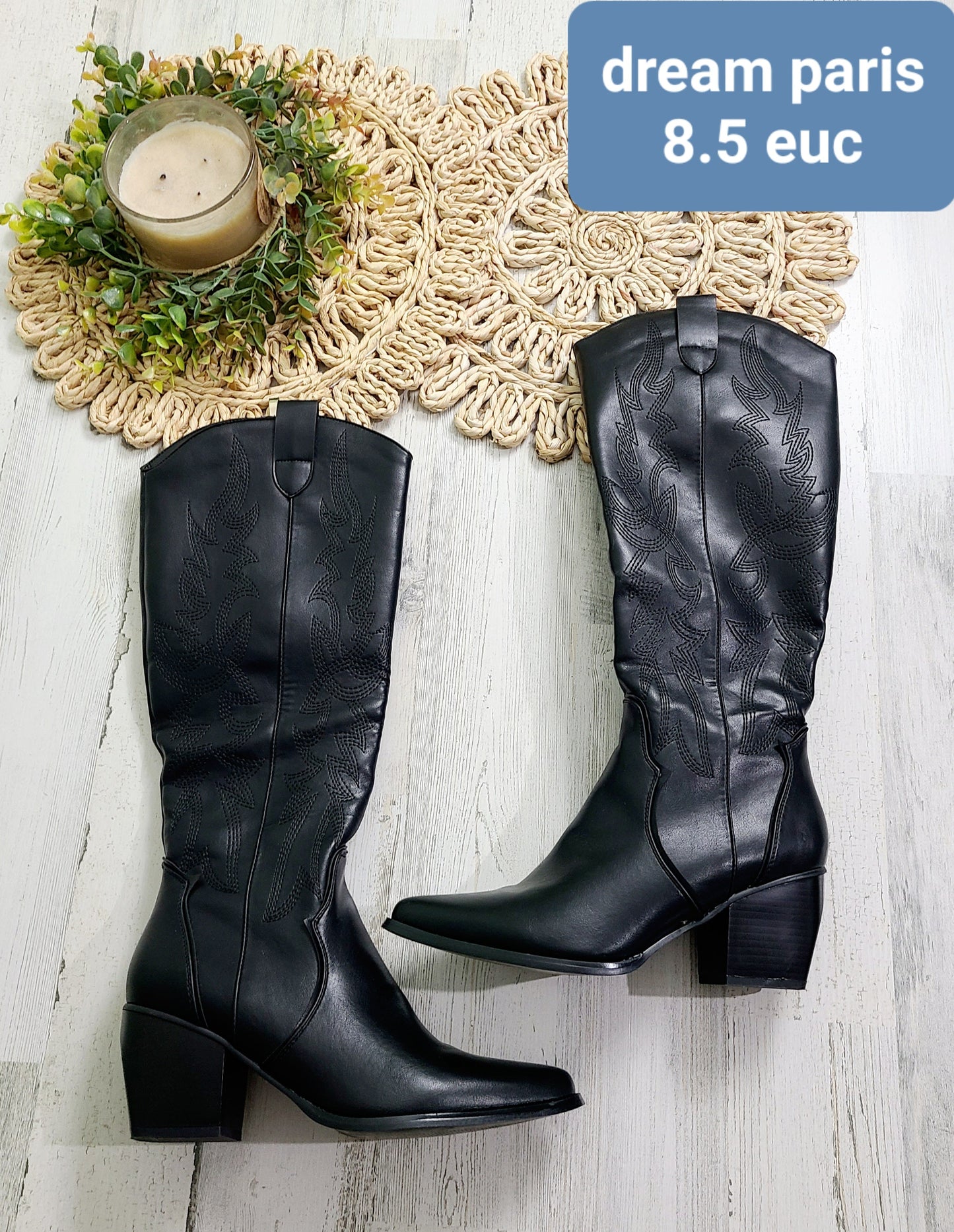 dream paris boots black