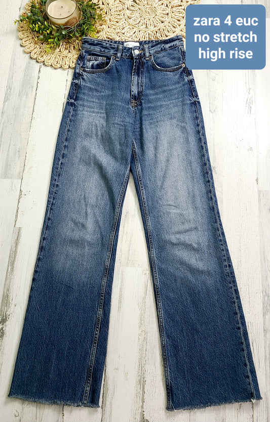 zara raw hem jeans