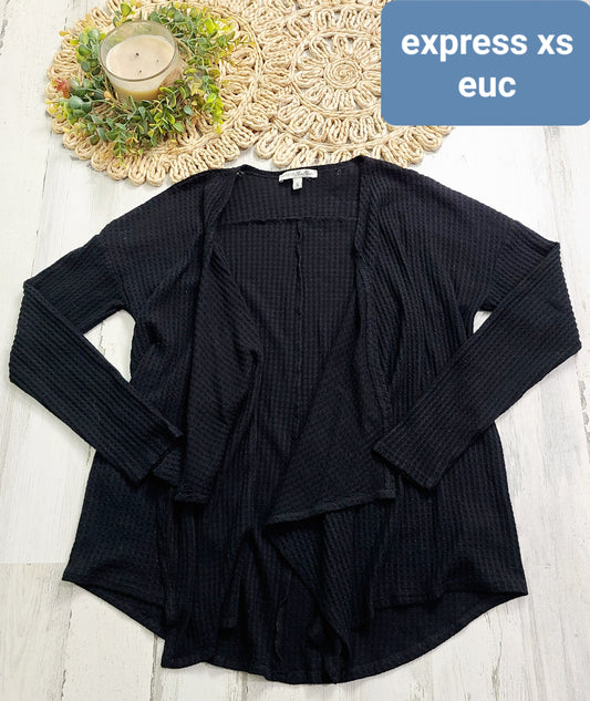 express waffle cardigan