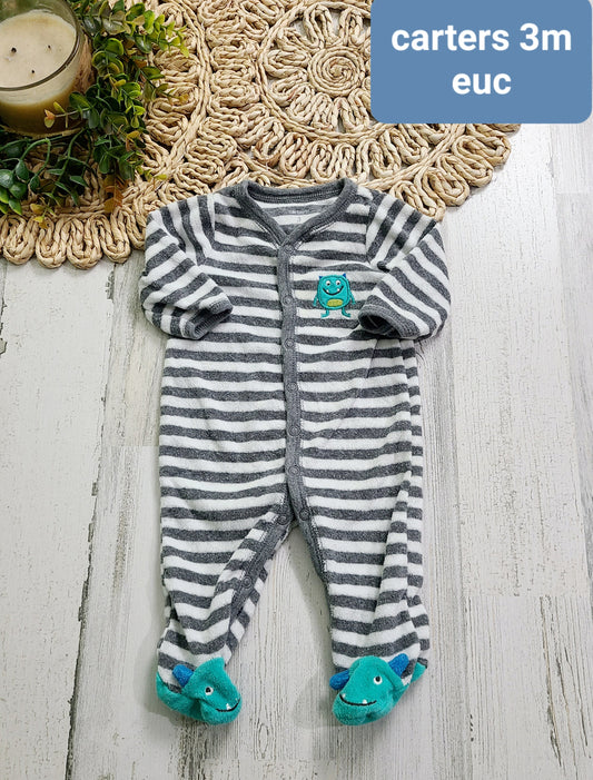 carters gray stripes