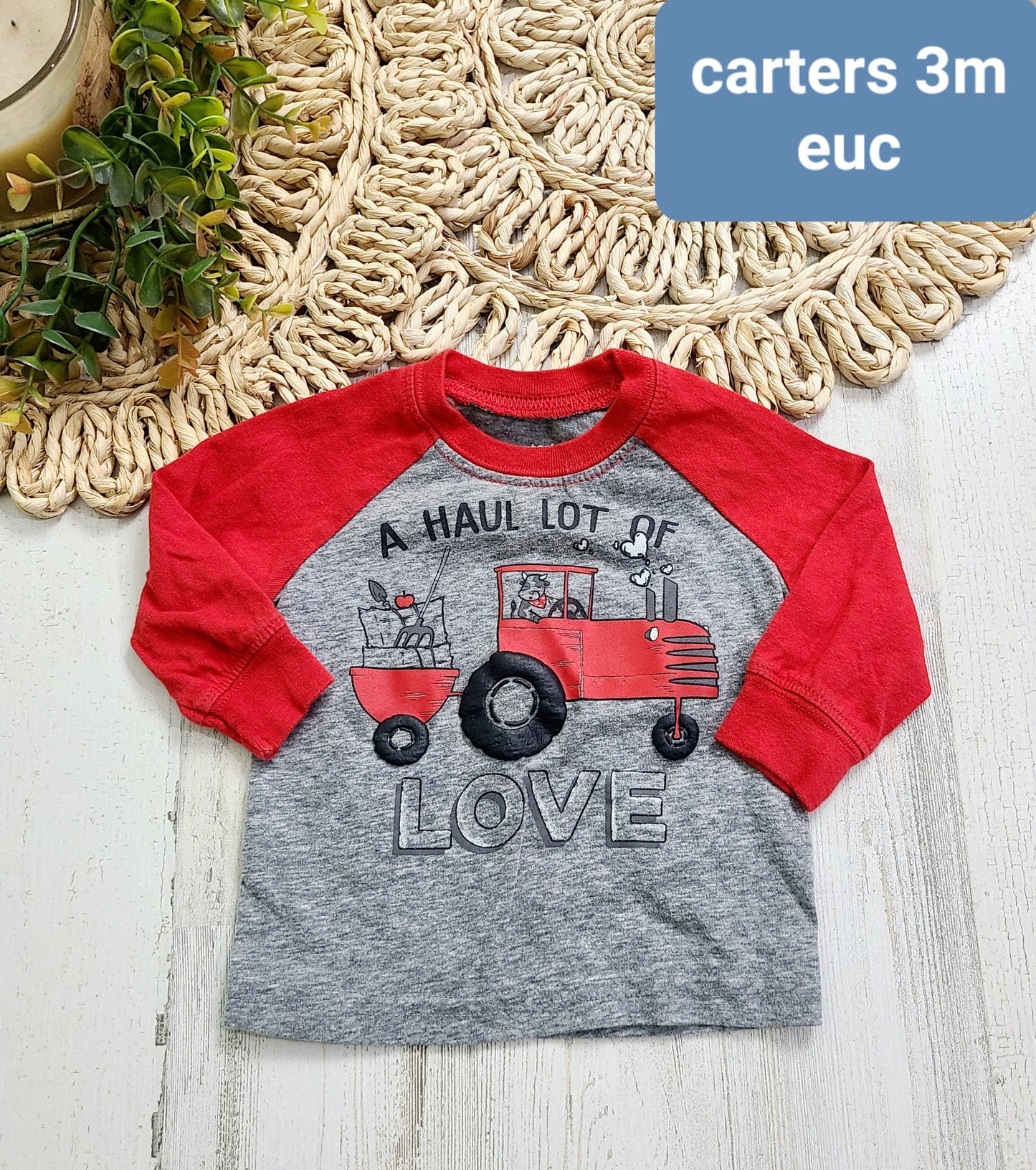 carters valentines boys top