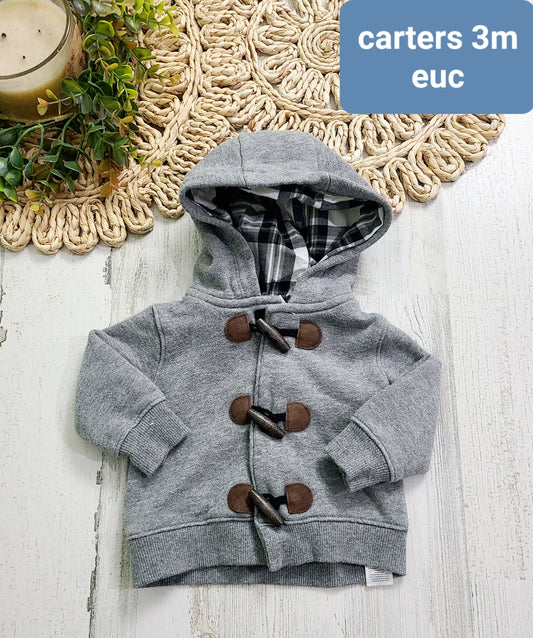 carters plaid hoodie