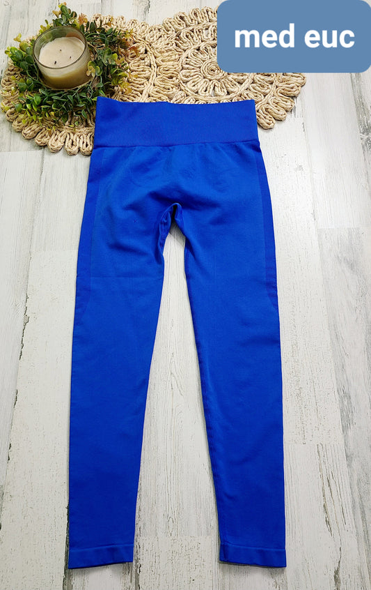 medium blue leggings