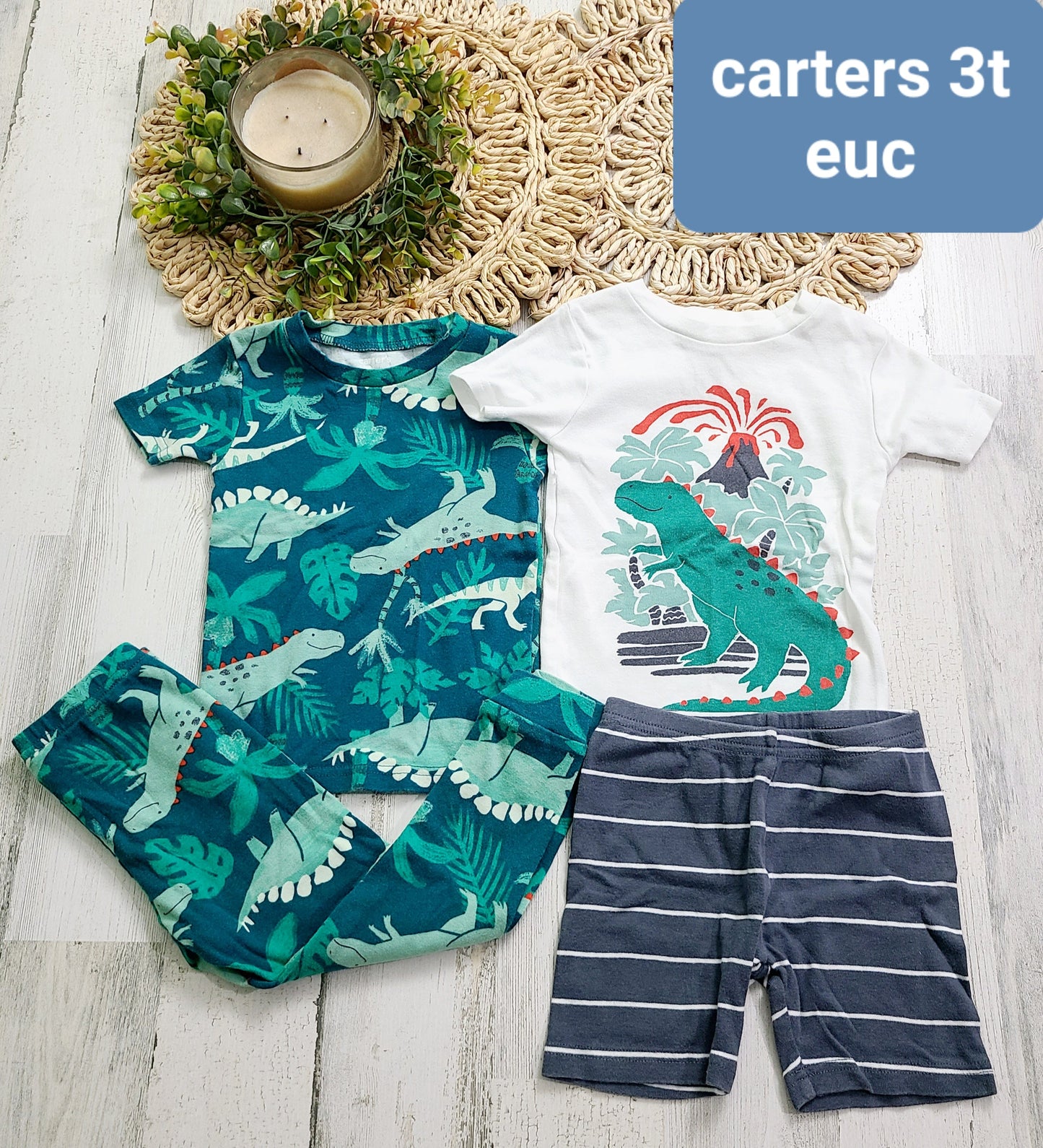 carters dino pj sets