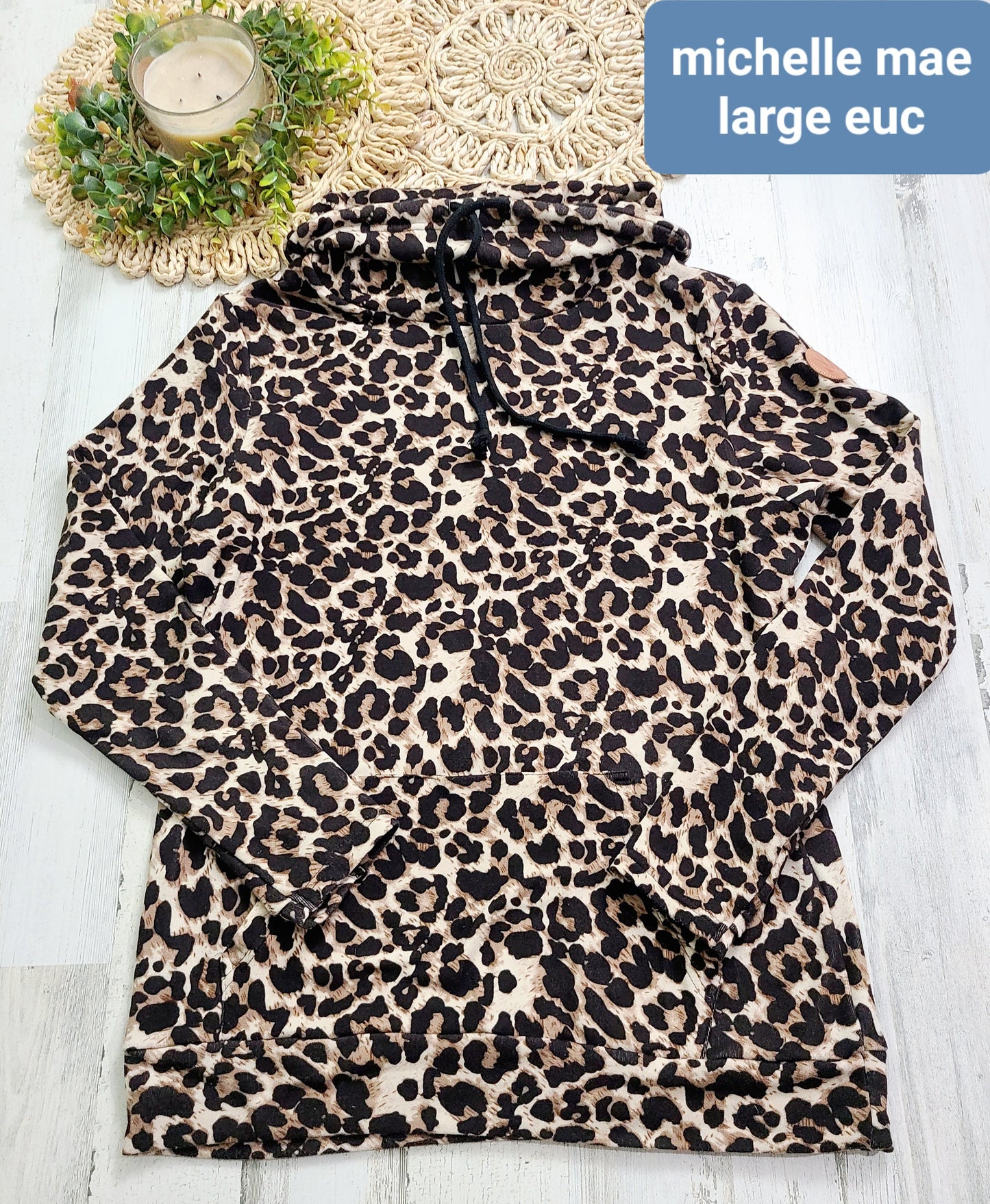 michelle mae leopard pullover