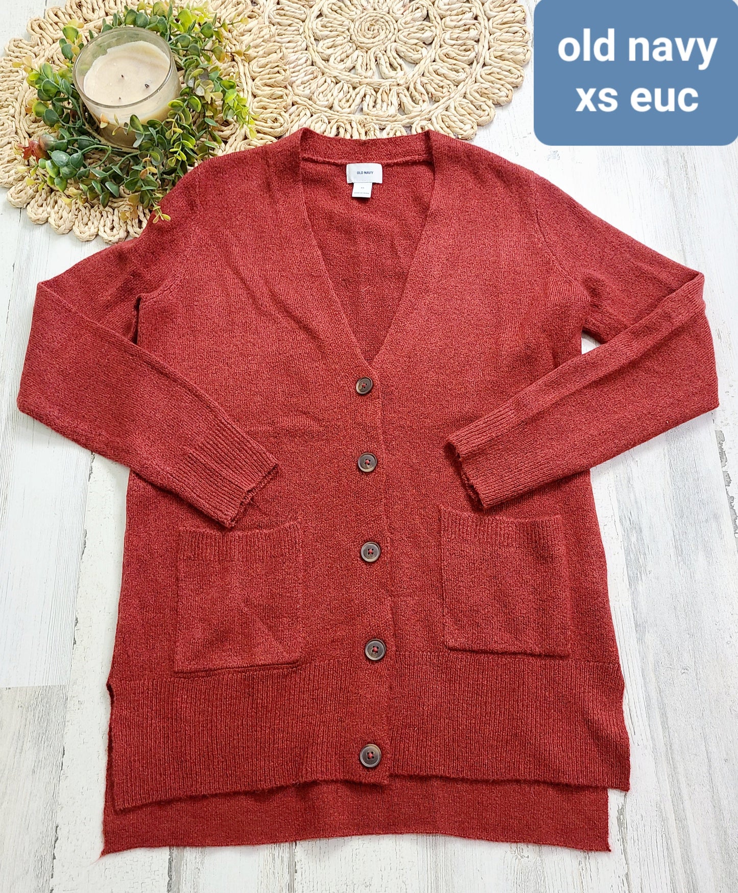 old navy xs brick red