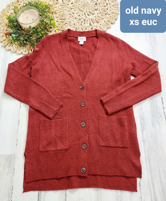 old navy xs brick red