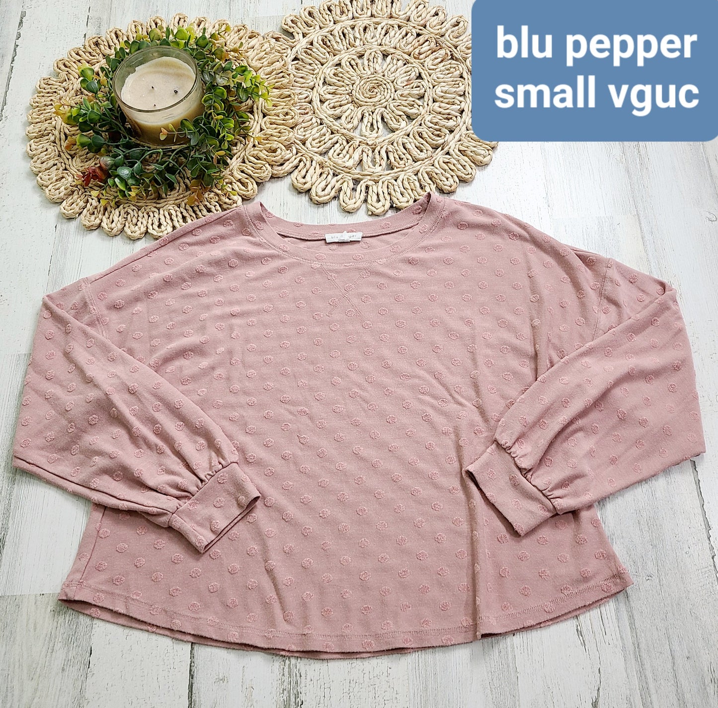 blu pepper pink dots