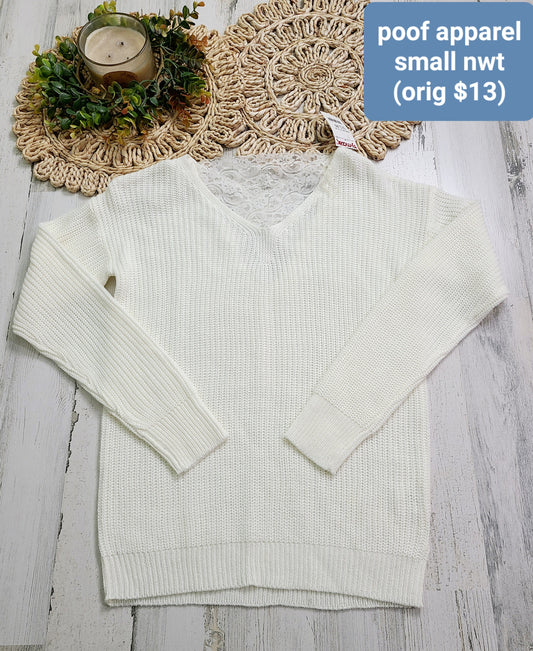 new poof apparel sweater