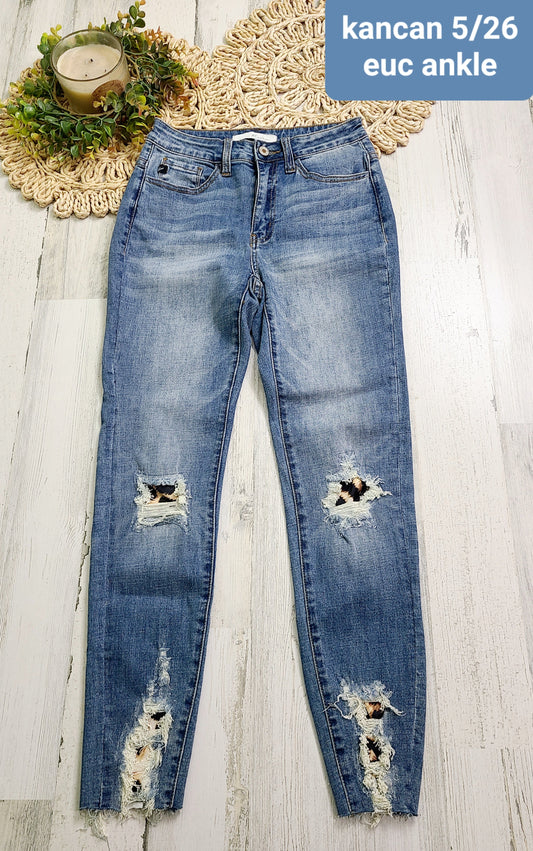 kancan distressed ankle