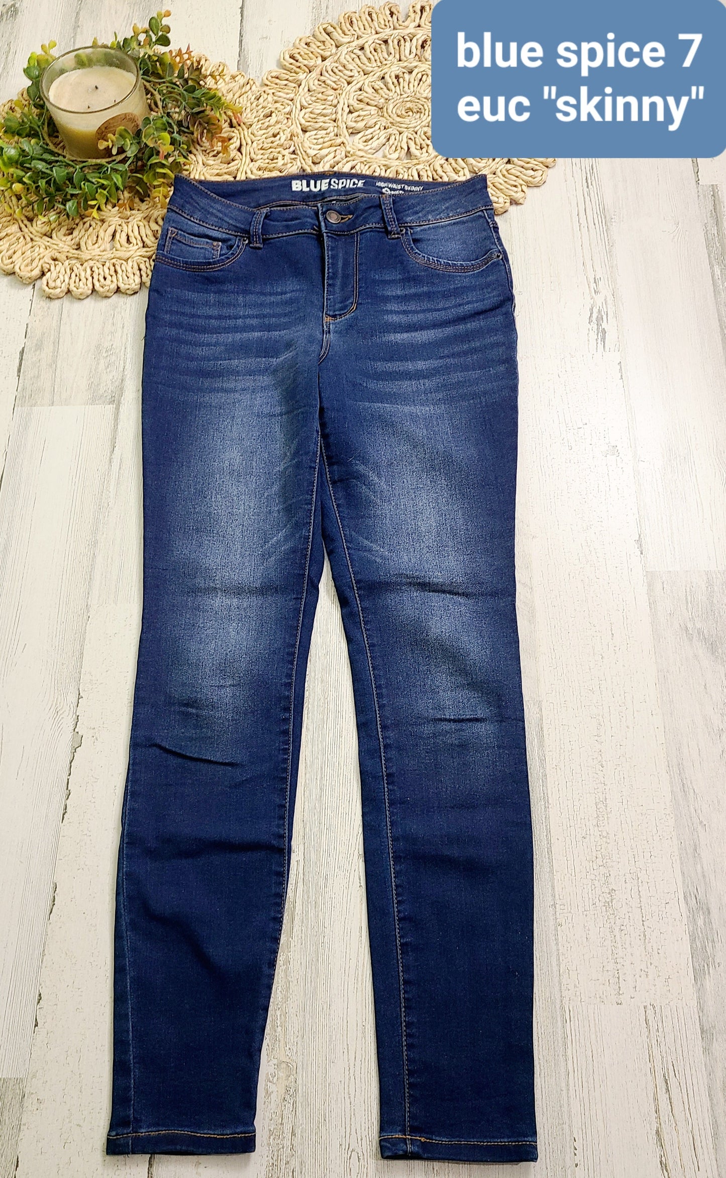 blue spice skinny jeans