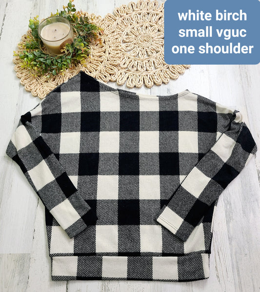 white birch one shoulder