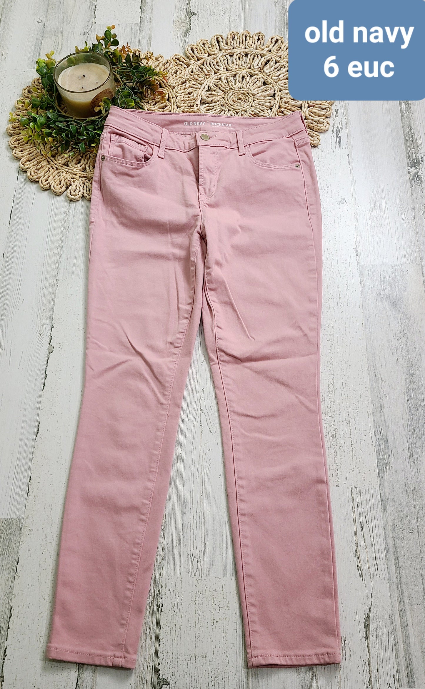 old navy pink jeans