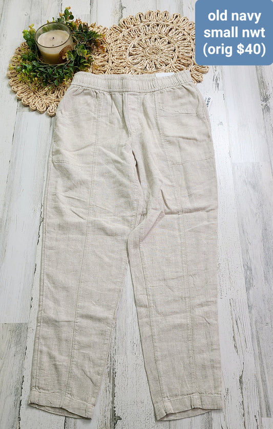 new old navy linen