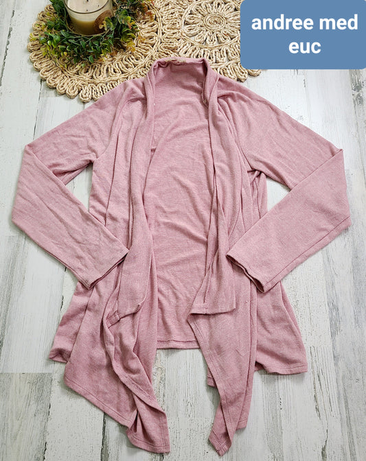 andree pink cardigan