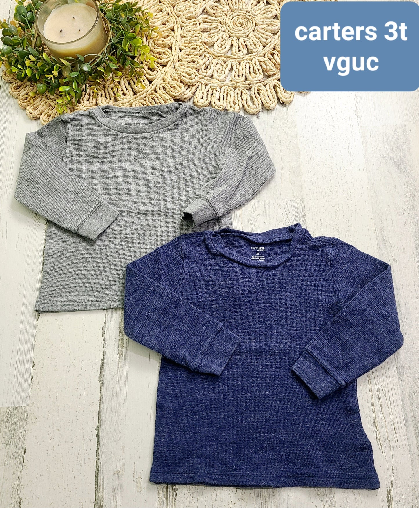 carters gray and blue