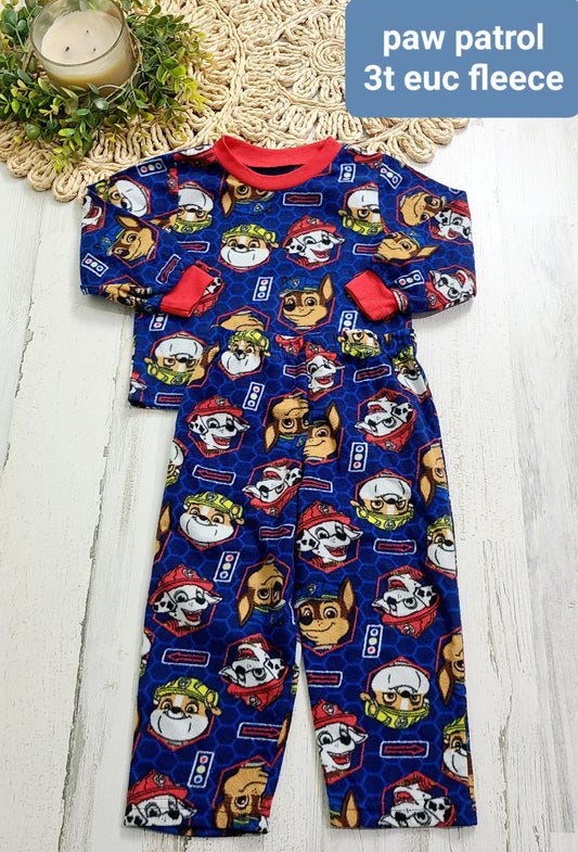 paw patrol fleece pj