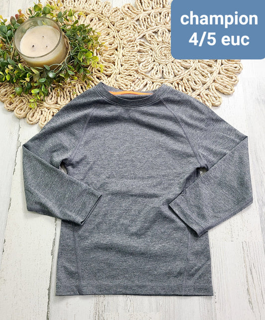 champion gray long sleeve