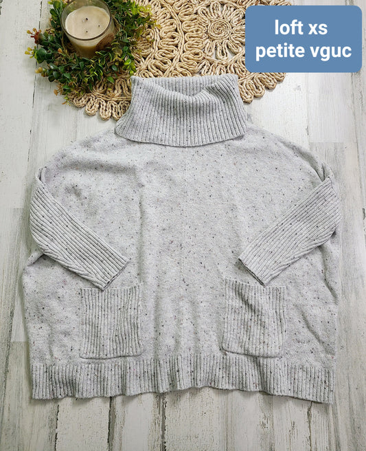 loft poncho sweater