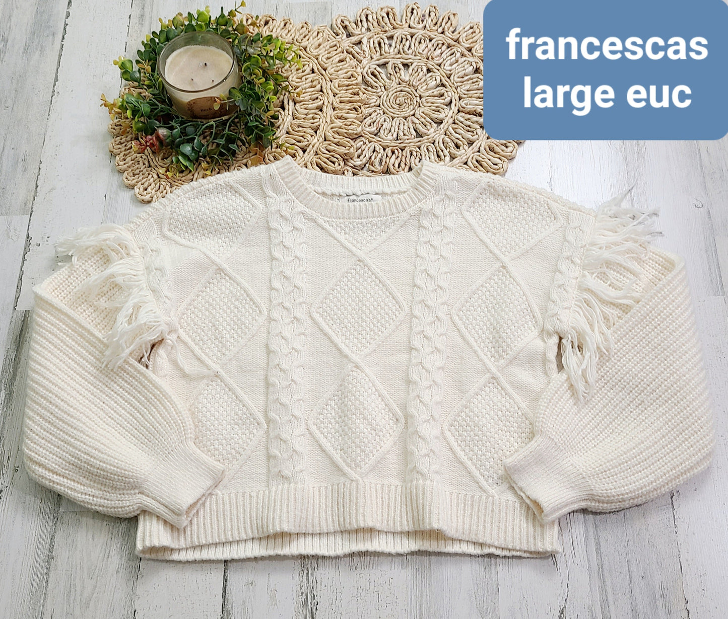 francescas fringe sweater
