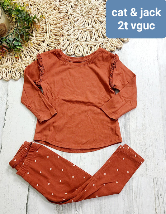 cat & jack burnt orange top