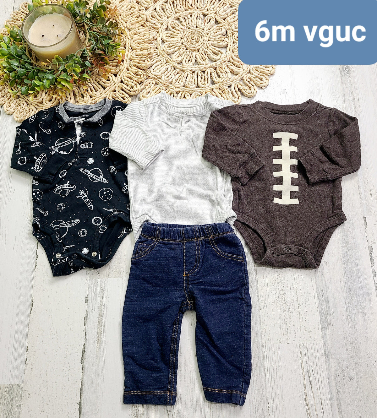 6m onesies and pants