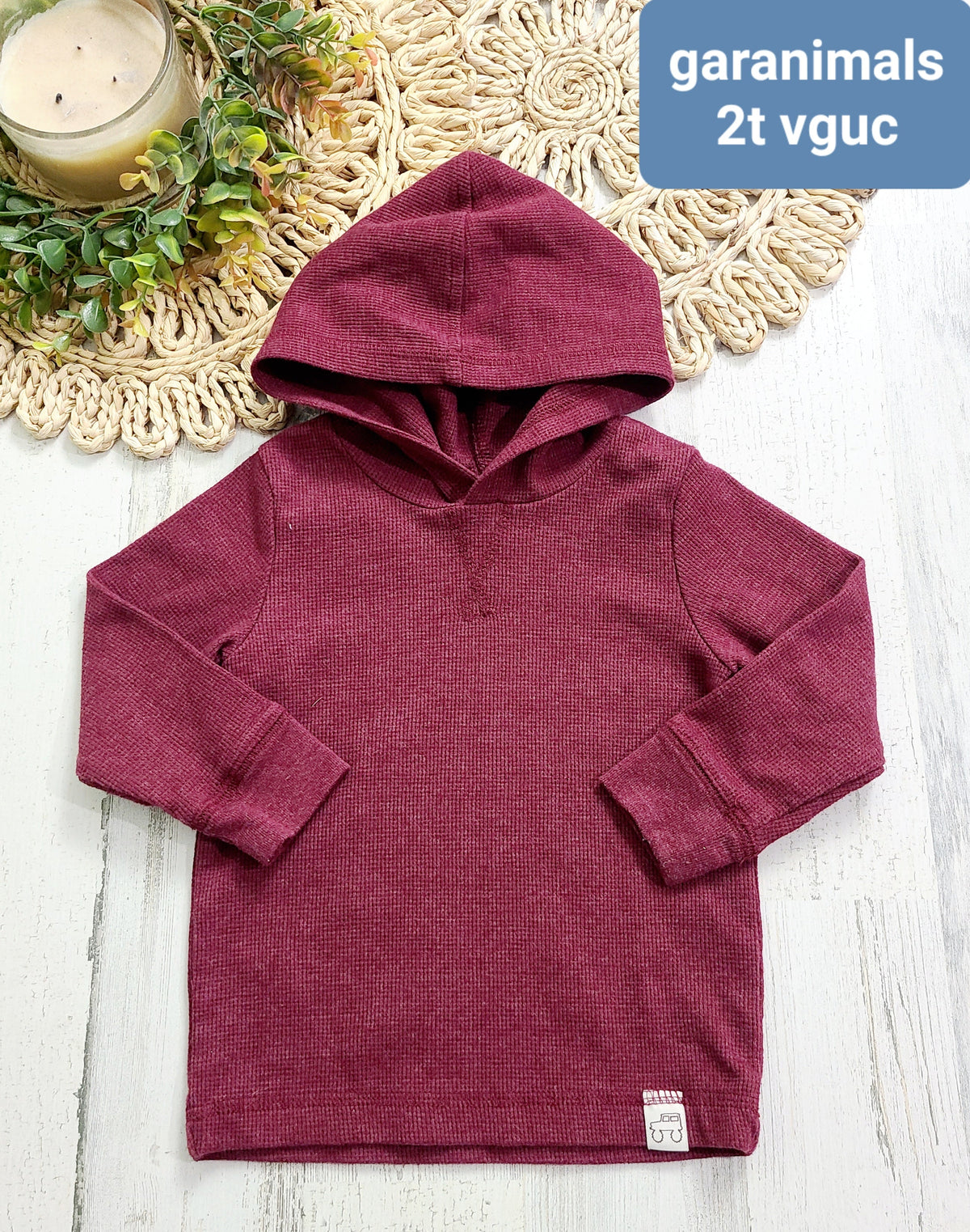 garanimals burgundy hood