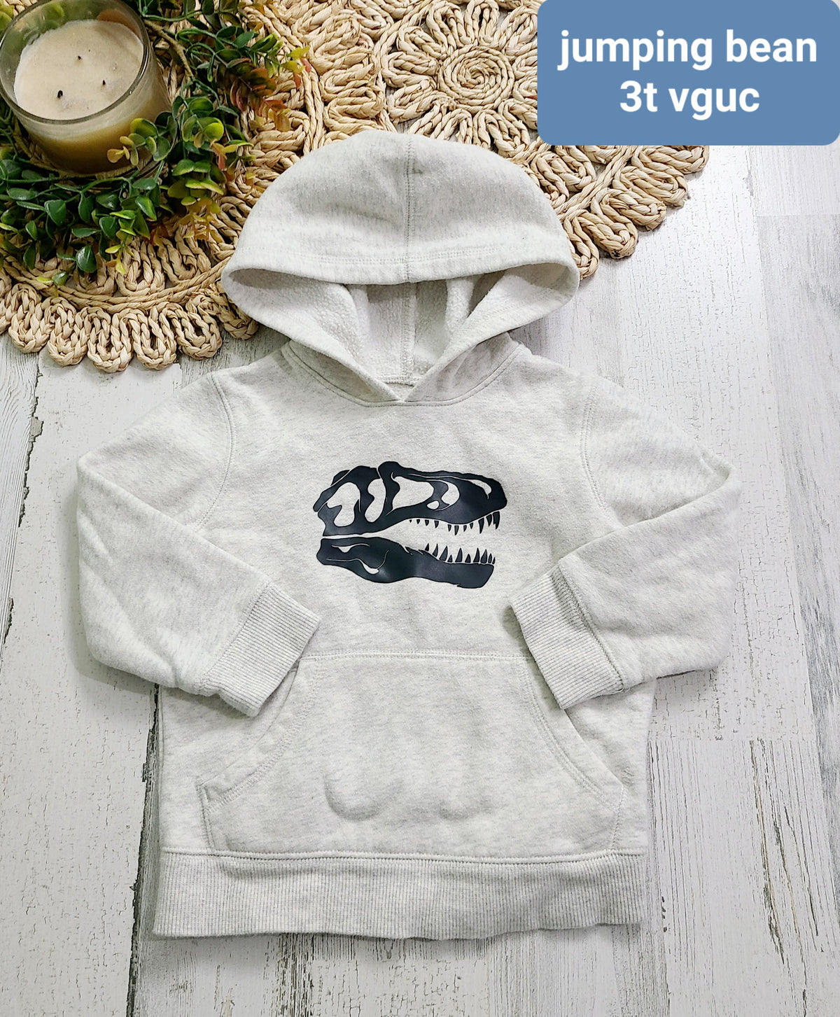 jumping bean dino hood