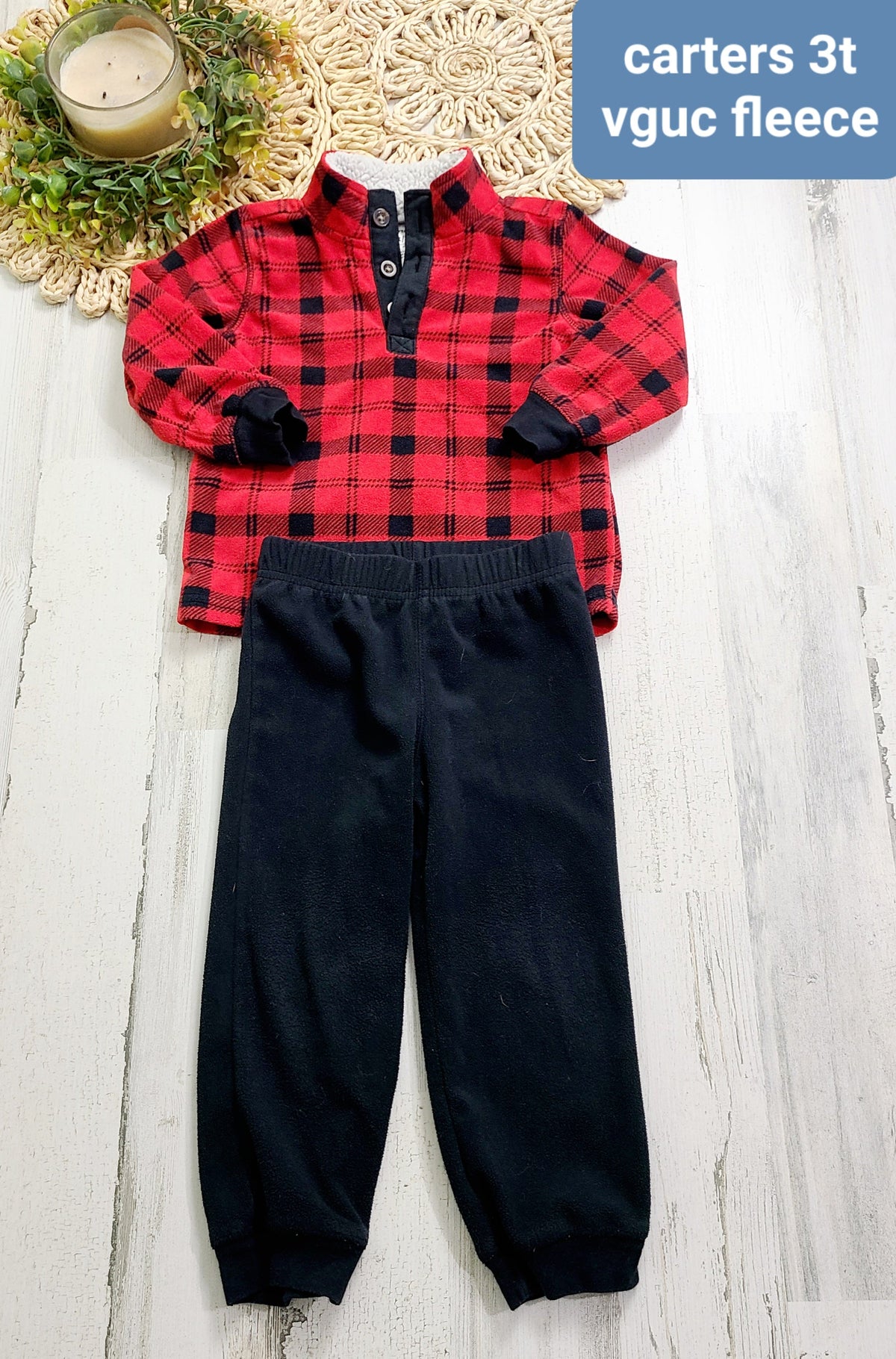 carters 3t fleece buffalo