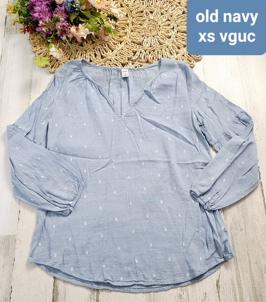 old navy blue vneck