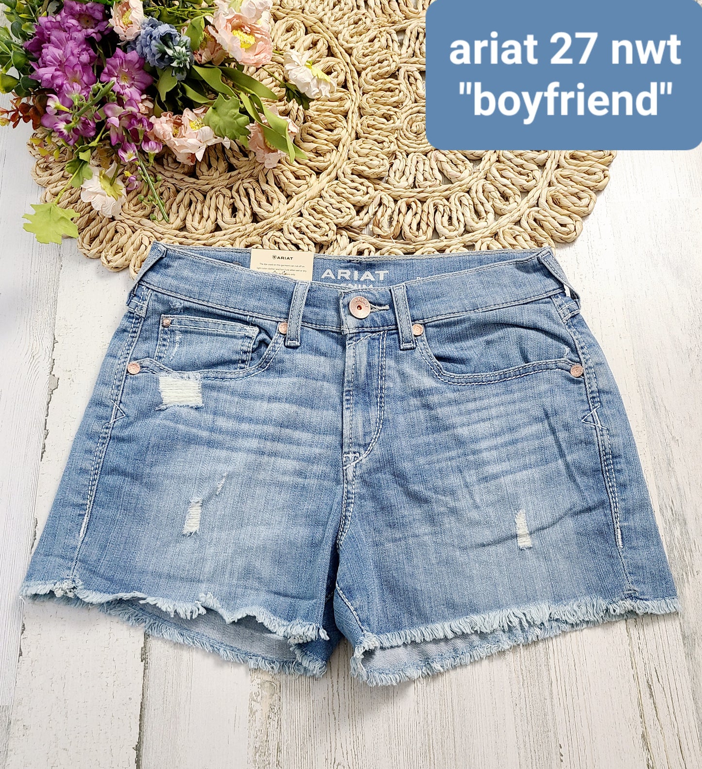 new ariat cutoff jean shorts