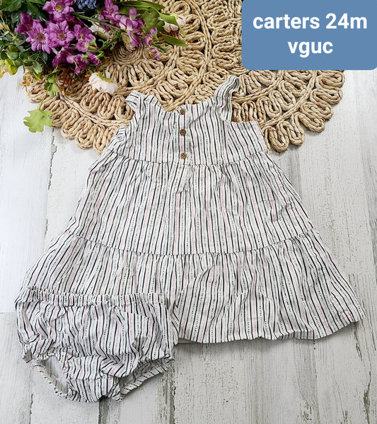 carters dots and stripes dress