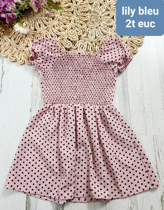 lily bleu dot dress