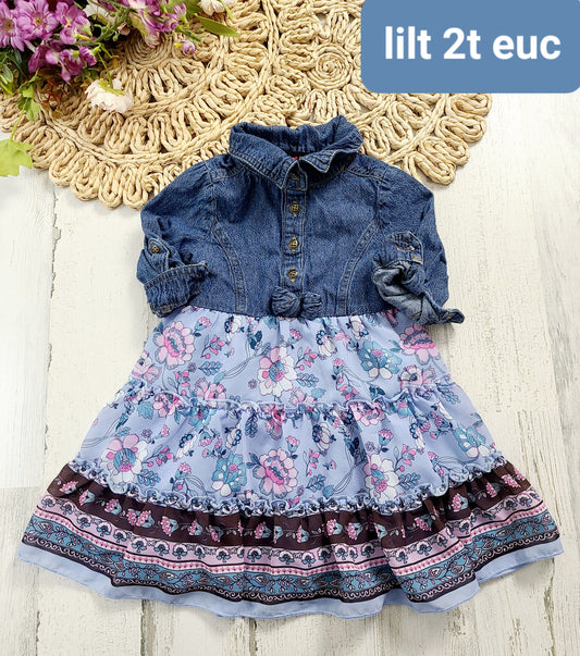 lilt jean and floral dress