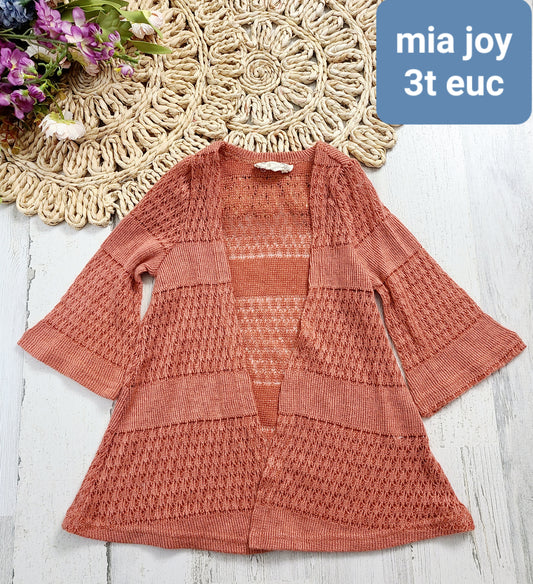 mia joy flare sleeve cardigan