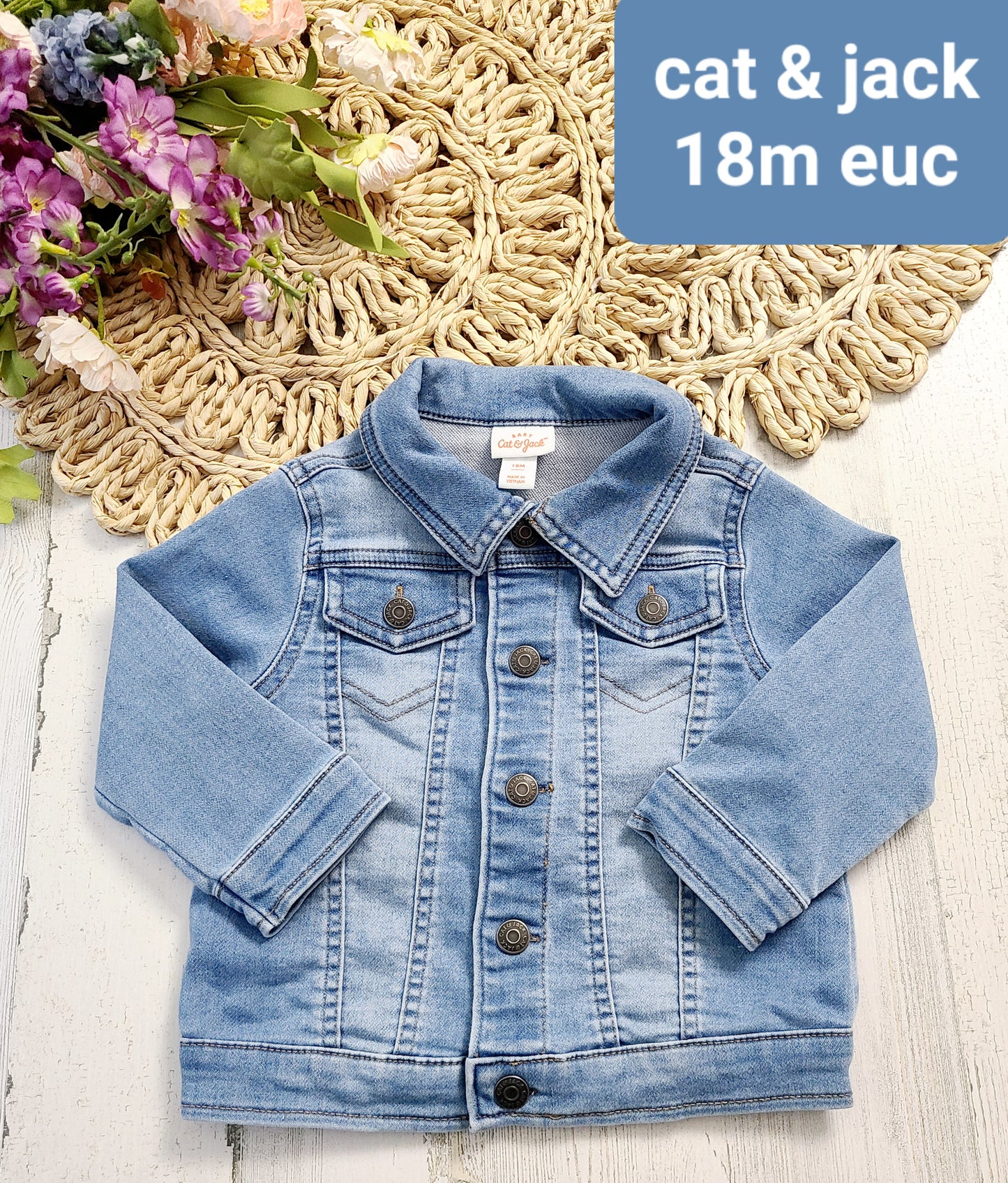 jean jacket cat & jack