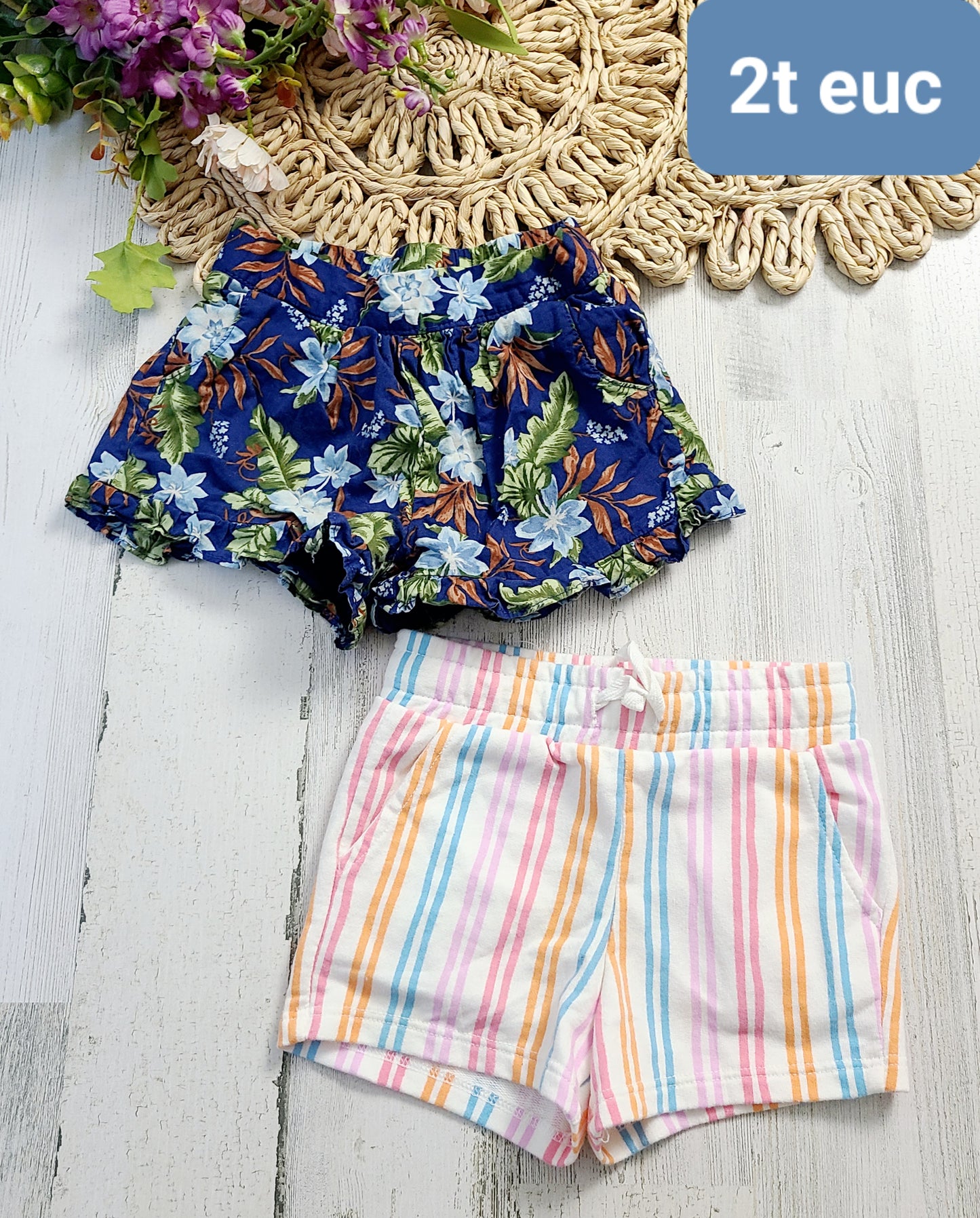 2t stripe flower bottoms