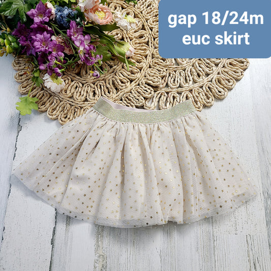 gap gold star tutu