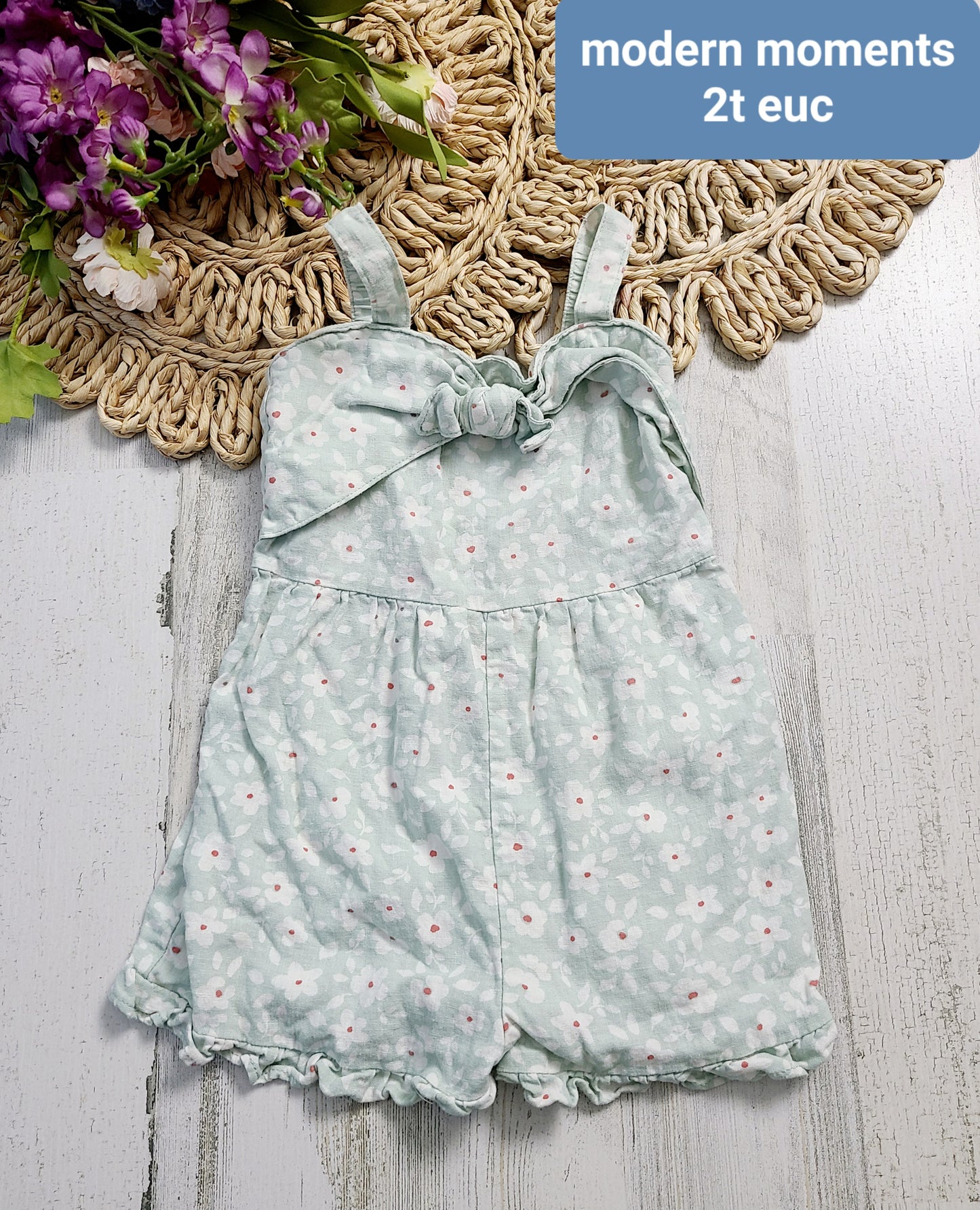 modern moments romper 2t