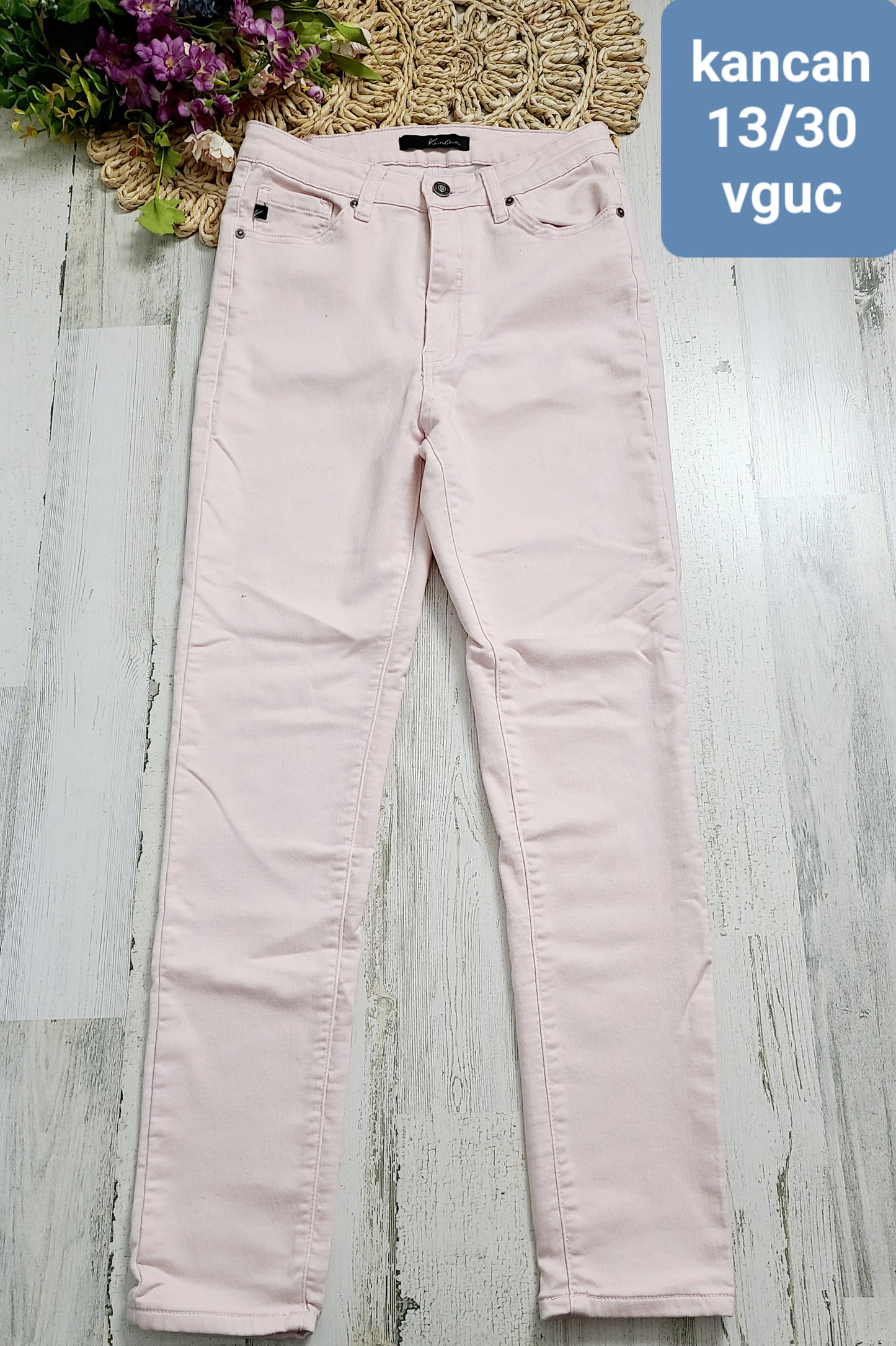 kancan light pink skinny