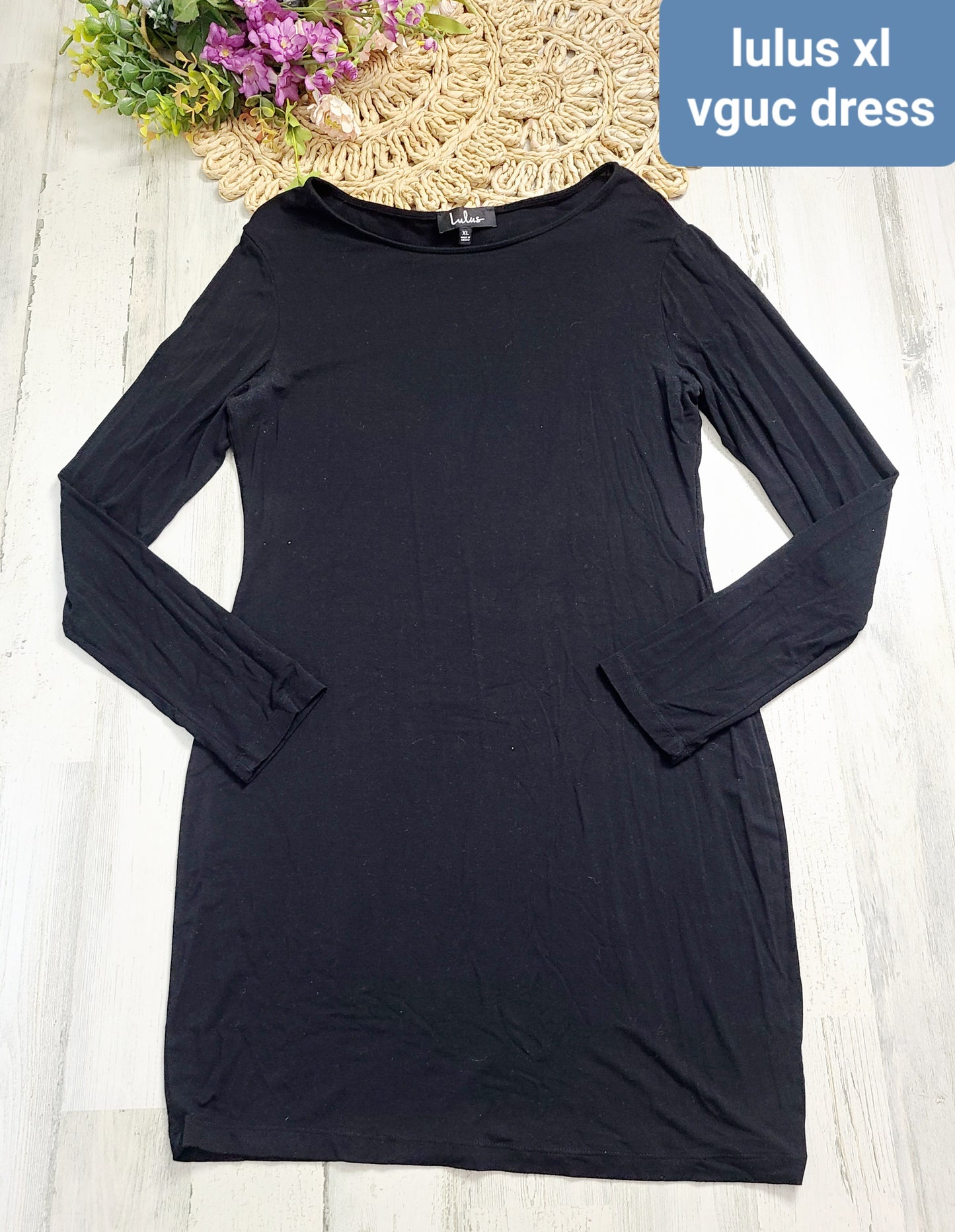 lulus black dress