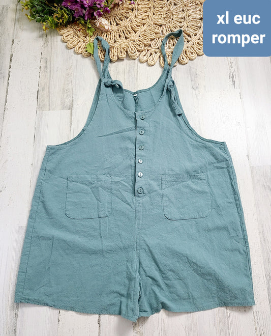 xl blue romper
