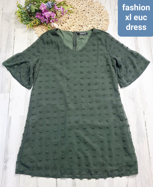 fashion green dress texture