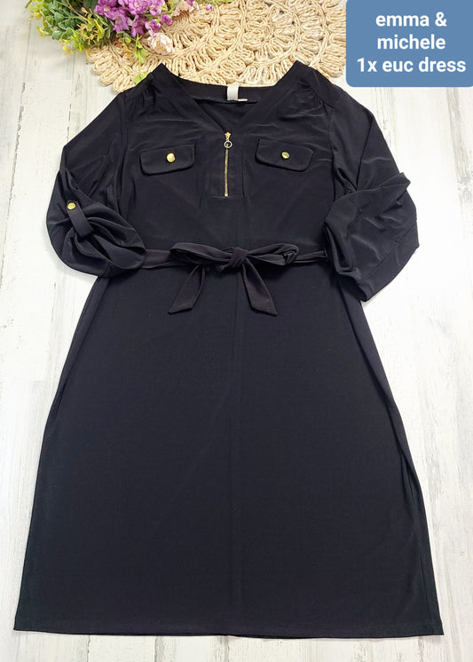 emma & michele black dress