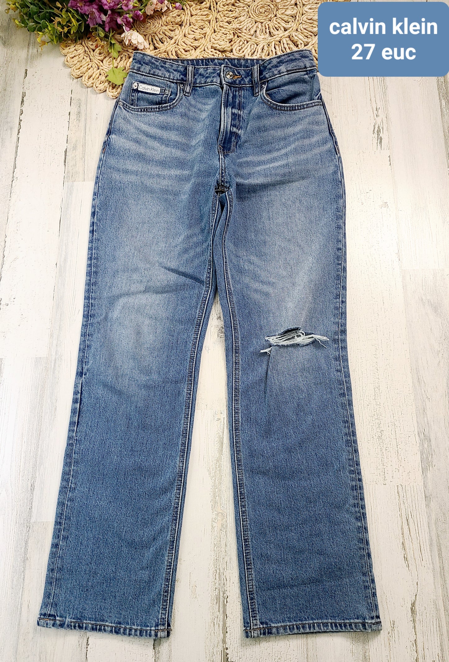 calvin klein straight leg