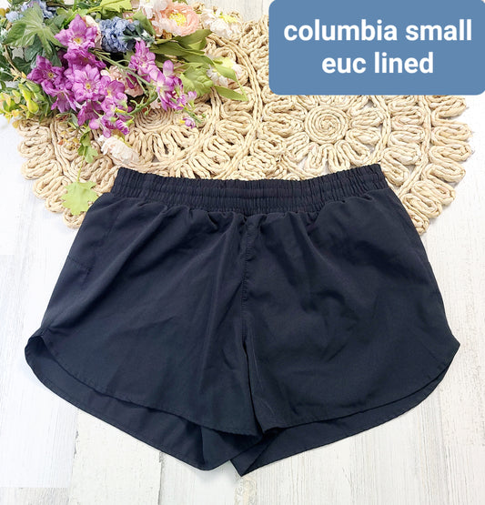 columbia black active lined shorts