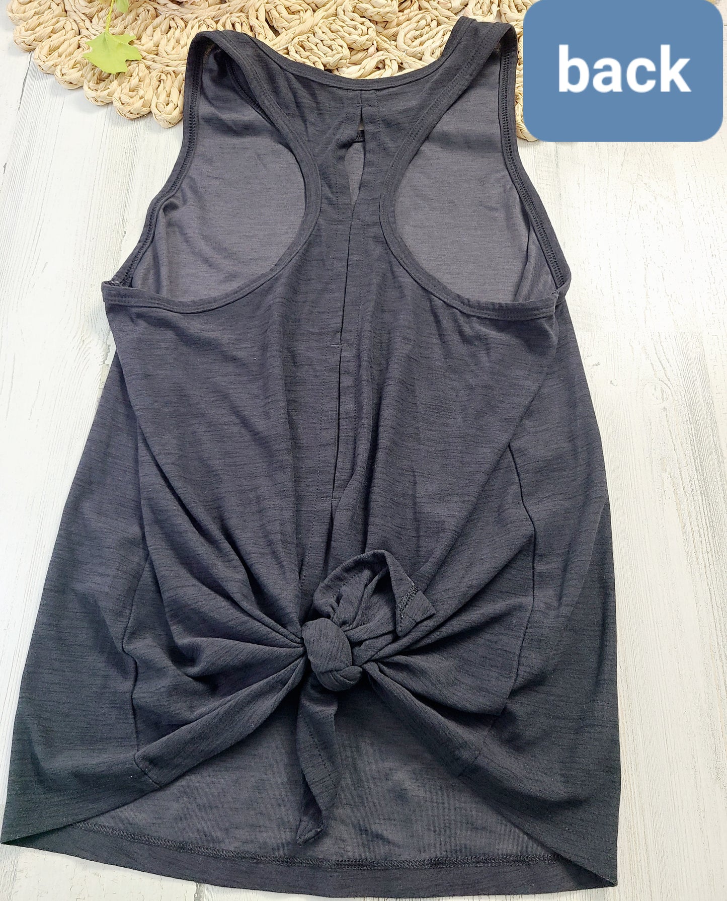 old navy tie back active tank