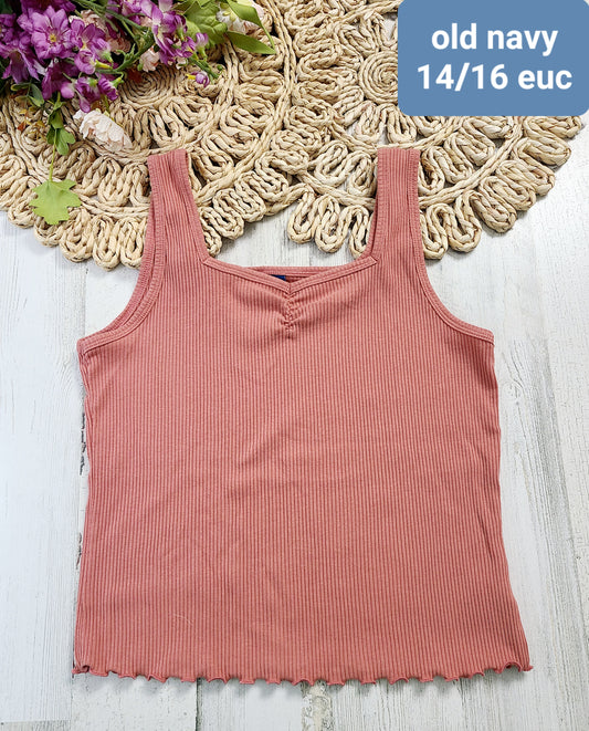 14/16 wavy ribbed tank
